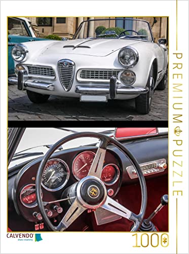 CALVENDO Puzzle Alfa Romeo 2000 Touring Spider (1957-1962) Oldtimer 1000 Teile Lege-Größe 48 x 64 cm Foto-Puzzle Bild von Christian Müringer