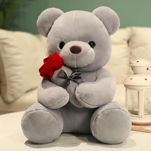 KiLoom Plush Toy Soft Bear Stuffed Doll Romantic Gift for Lover Home Decor Valentine's Day Gifts for Girls 35cm 2