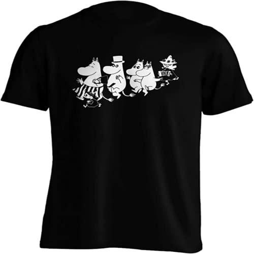 Moomin Family T-Shirt Mumin Tee Snufkin Snorkmaiden L