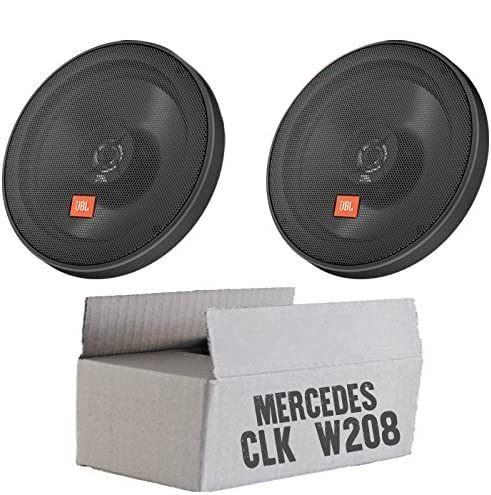 JBL STAGE2 624 | 2-Wege | 16,5cm Koax Lautsprecher - Einbauset für Mercedes CLK W208 Front - justSOUND