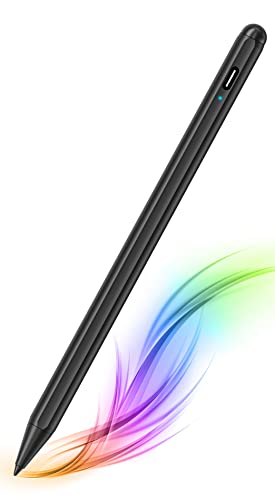 MpioLife Stylus Pen für Apple iPad (2018-2022) - Palm Rejection iPad Stift für Präzise Schreiben, iPad Pencil 2. Generation für iPad 10/9/8/7/6, iPad Pro 11/12.9, iPad Air 5/4/3, iPad Mini 6/5,Schwarz