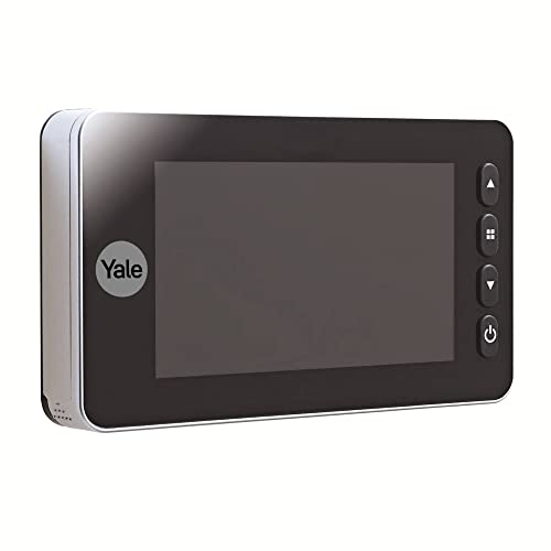 Yale DDV 500 Digitaler Türspion-Tür, silber, DDV 5800, 9 voltsV