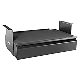 Maclean MC-875 Untertisch Schublade mit Regal bis max. 5kg Unterbau Unter Schreibtisch Halterung Hängeschublade