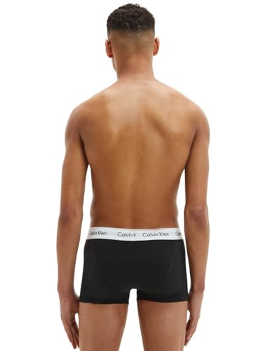 Calvin Klein 3P Trunk Herren Boxershorts (3er Pack), Grau (Silver Lake/Monument/Pheobe Rsz), S