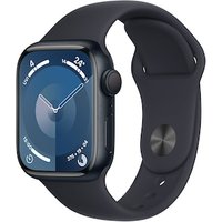 Apple Watch Series 9 GPS 41mm Aluminium Mitternacht Sportarmband Mitternacht S/M