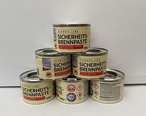 Ol-Gastro-Bedarf 10 Dosen Brennpaste Brenngel Chafing Dish Chafi Made in Germany geruchsneutral
