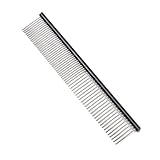 Welpenpflegekamm Groomer for Hunde Aluminium Groomer Haustiere Kämme Katzenpflegekämme Pflege (Color : LvBing Hei 1Pcs, Size : 19-3.4cm)