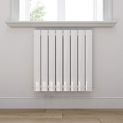 Design Heizkörper 630x616mm Doppellagig Badezimmer/Wohnraum Seitenanschluss Weiß Flachheizkörper Badheizkörper Radiator