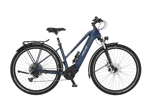 FISCHER FAHRRAD E-Bike, E-Trekkingbike, Reifen: 28", Max. Geschwindigkeit: 25 km/h - blau