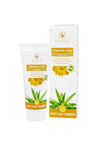 Calendula & Aloe Creme Gel, 75 ml BIO-COSMOS - Für empfindliche und empfindliche Haut, für Rötungen