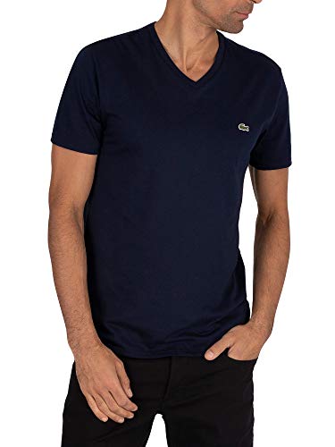Lacoste Herren TH6710 T-Shirt, Blau (Marine), X-Large (Herstellergröße: 6)