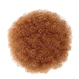 Haarknoten Synthetische Afro Puffs mit Kordelzug Haarteile Pferdeschwanz Haarknoten Hochsteckfrisuren Haarverlängerungen Dutt für Frauen Kurzes lockiges Dutt Haarknoten Haarteil (Farbe: Q9 30)