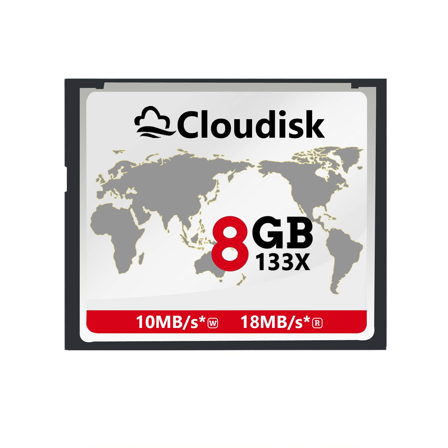 Cloudisk Compact Flash Card 8GB CF 2.0 Kartenleistung für DSLR Kamera, Vintage Digitalkamera und Industrie Ausrüstung (8GB CompactFlash)