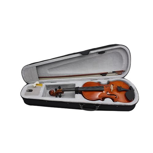 supgowea Violine 4/4 Violine, Musikinstrumente für Erwachsene und Kinder, Violine, mit Hartschalenkoffer, Bogen, Ideal für Anfänger, Langlebig, Einfache Installation, Einfach zu Bedienen