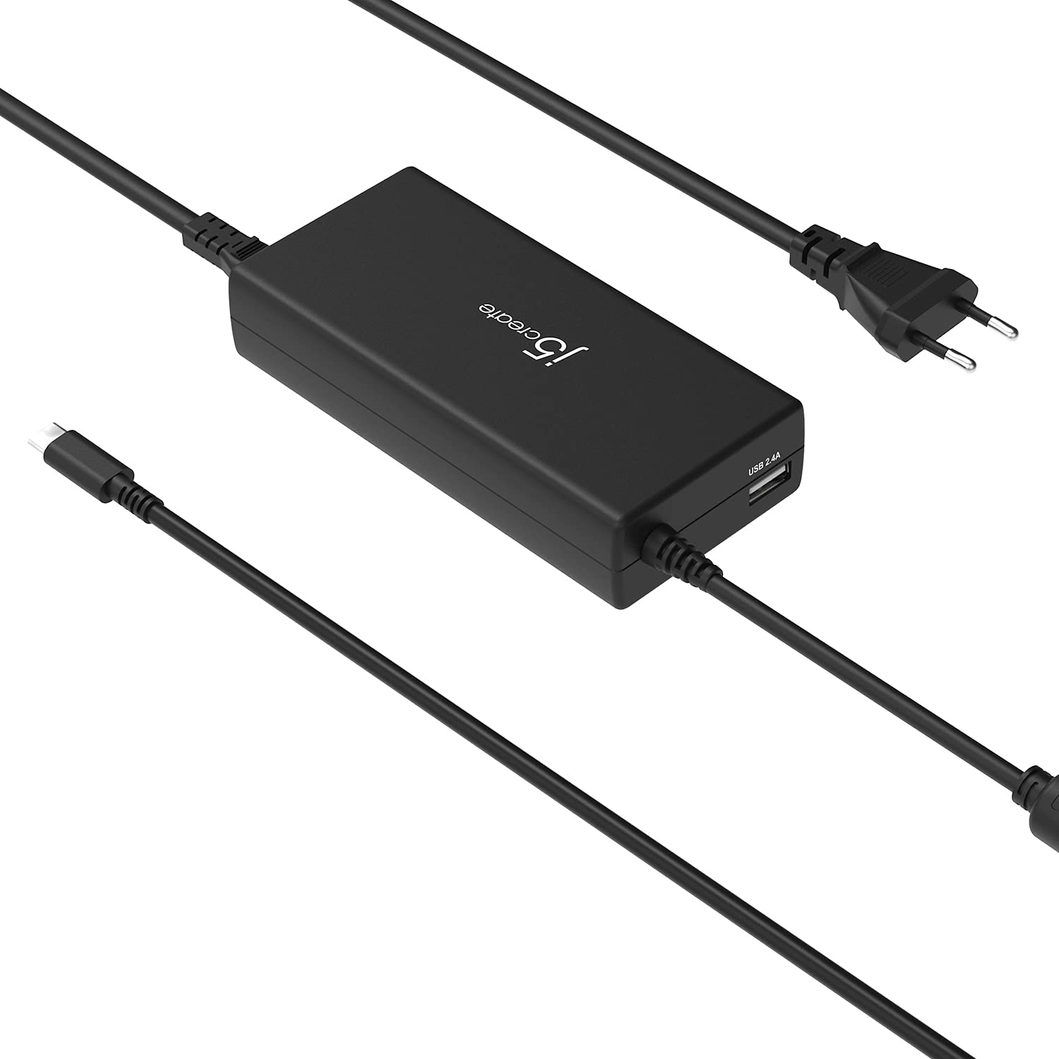 j5create USB Typ-c 100W PD Schnell-Ladegerät für MacBook Pro, Chromebook, Laptop, Notebook, Tablet, Android, iPhone, iPad Pro, Handys (JUP2290)