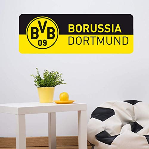 Wandtattoo BVB 09 Schriftzug Banner schwarz/gelb Dortmund Fußball Bundesliga Fans Borussia Wall-Art - 12