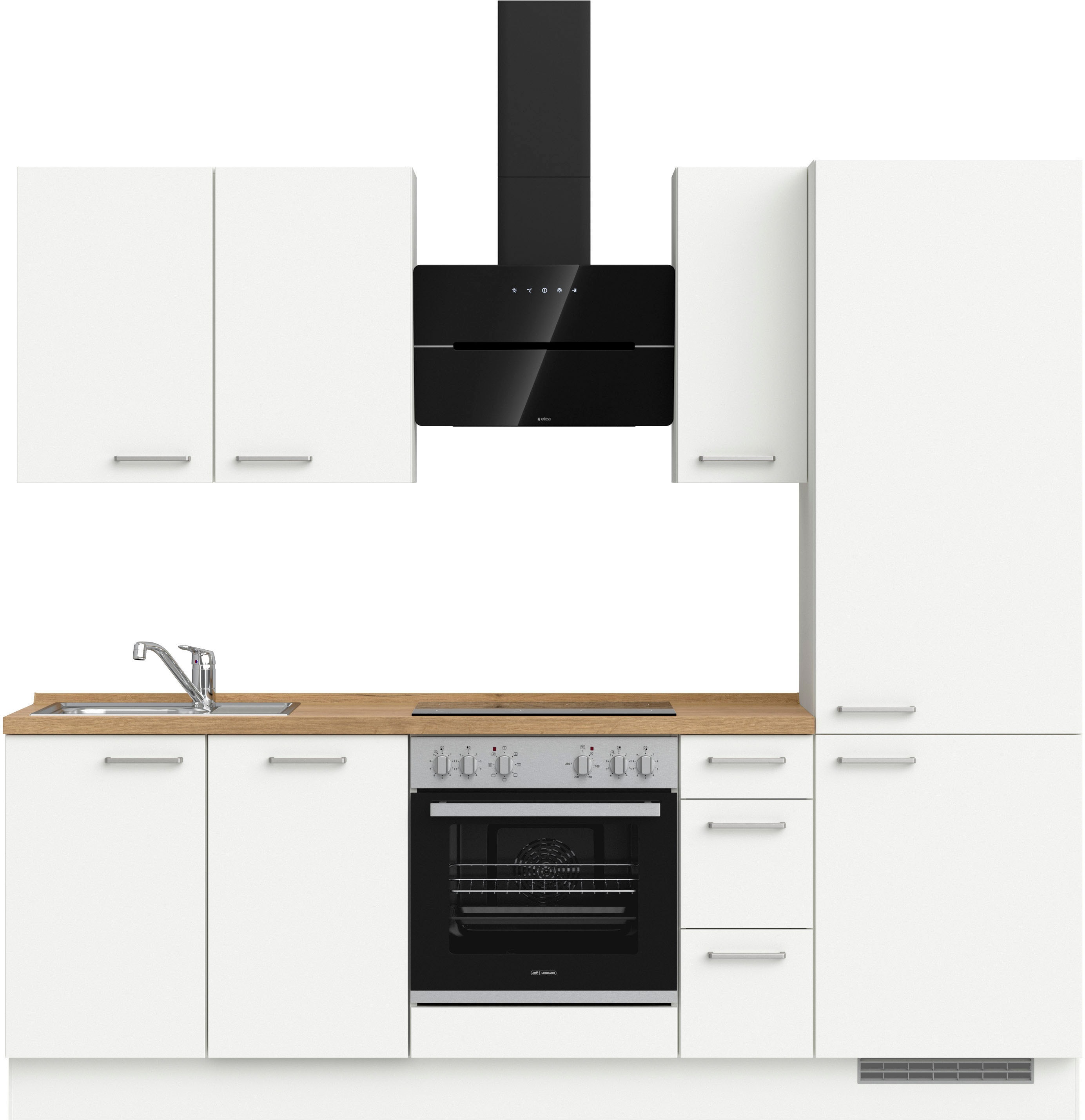 nobilia elements Küchenzeile ""elements premium"", vormontiert, Ausrichtung wählbar, Breite 240 cm, mit E-Geräten