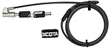 Dicota Universal Security Cable Lock, 3 Exchangeable Heads fits All Slots, keyed