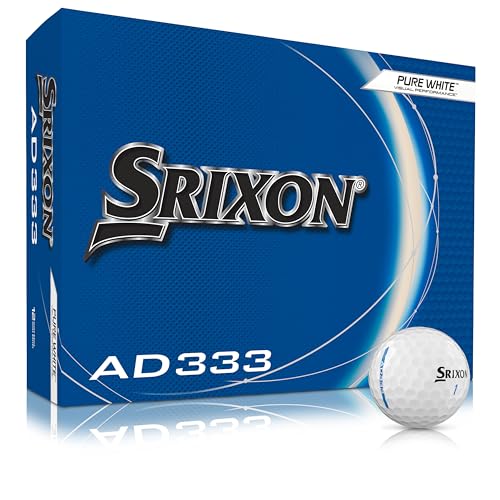 Srixon AD333 11 - Hochleistungs-Golfbälle für Distanz und Geschwindigkeit - Geringe Kompression - Für Konsistenz und Kontrolle - Ausrichtungslinie - Premium-Golfzubehör und Golfgeschenke