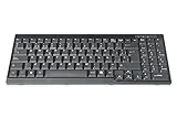 DIGITUS Tastatur für LCD KVM Konsolen von DIGITUS, Spanisches Layout, QWERTY, USB, Schwarz