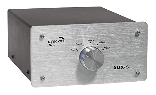 Dynavox Eingangs-Umschalter AUX-S silber