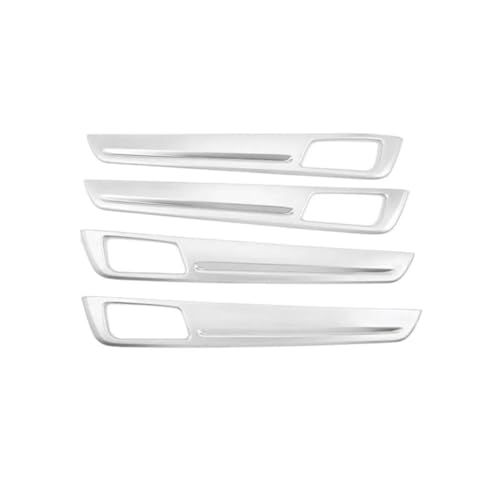 HcYzFJ ABS Auto Innentüren Griff Verkleidung Rahmen Aufkleber Verkleidung Streifen Abdeckung, für Porsche Cayenne 2018-2023
