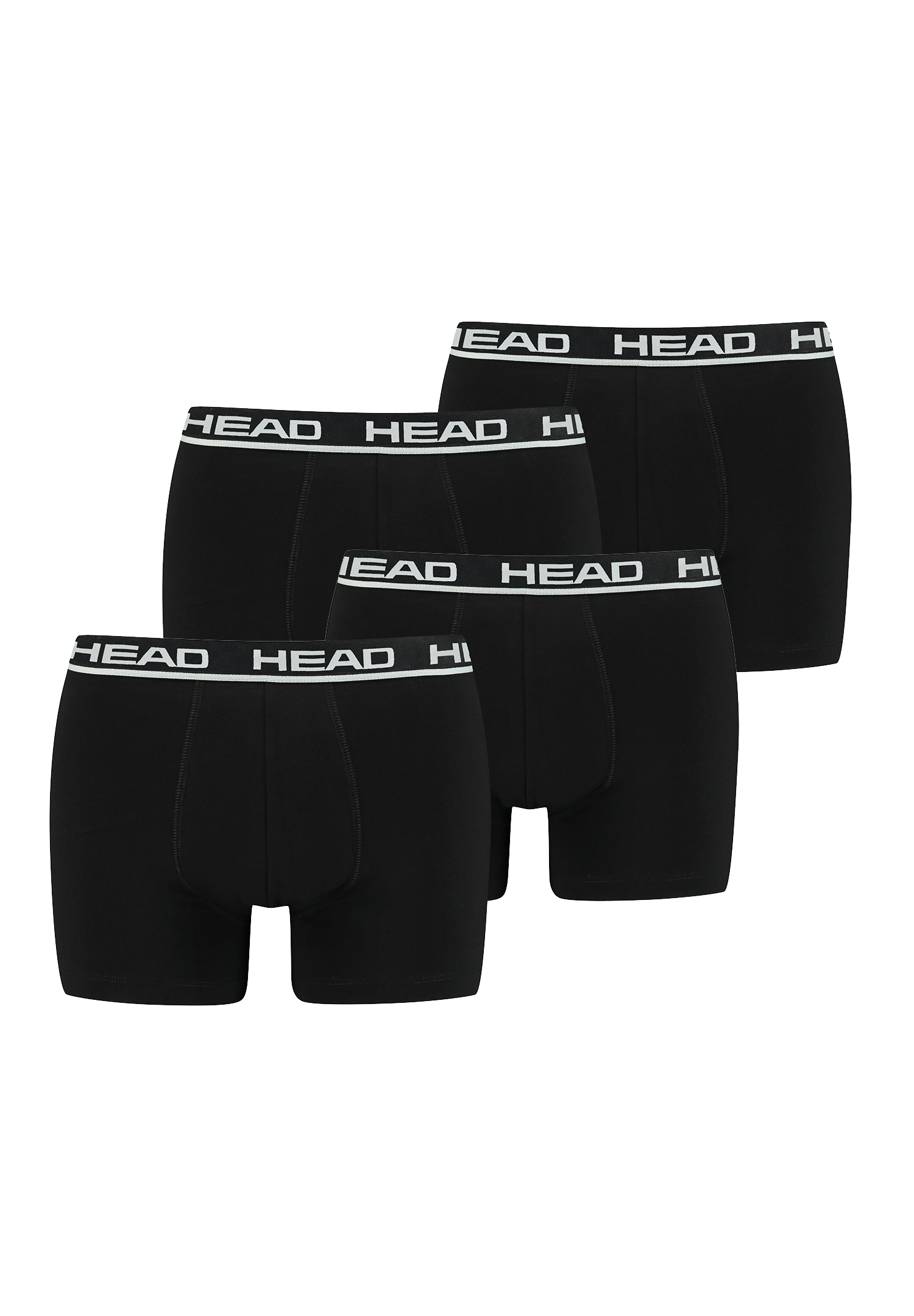 HEAD Herren Boxershorts Unterwäsche 8P (Black, XL)