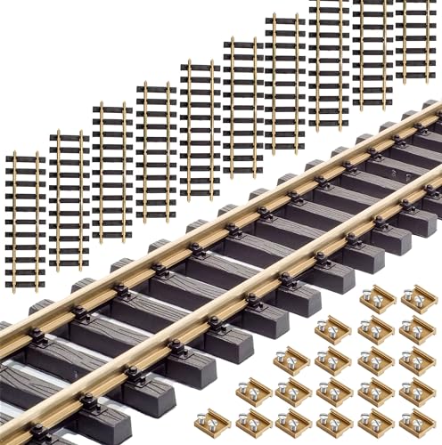 ML-Train Gleis gerade 30 cm mit Schraub-Verbinder Spur-G für LGB (10 Stück)