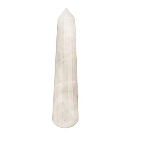 Massagestab klarem Quarz, Kristallstein-Massagestab, ca. 12–14 cm, klar