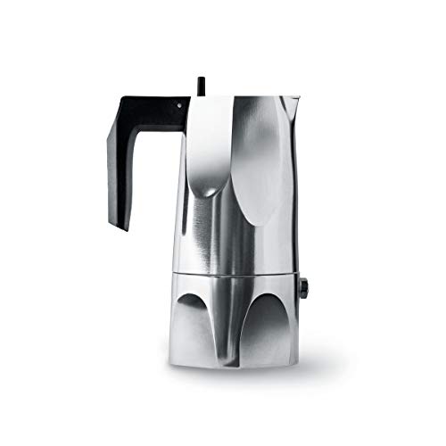 Alessi Espressomaschine, Aluguss, Alu, 24.5 x 15 x 4.5 cm
