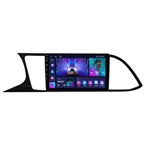 Android 12 Autoradio Für Seat Leon 2012-2018 Mit Wireless Carplay Android Auto, 9 Zoll Touchscreen Mit GPS Bluetooth HiFi Rückfahrkamera + Mirror Link + Lenkradsteuerung (Size : M600S - 8 Core 6+128G