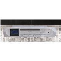 Soundmaster UR2170SI in Silber, UKW/DAB+ Küchenunterbauradio mit CD/MP3 und USB