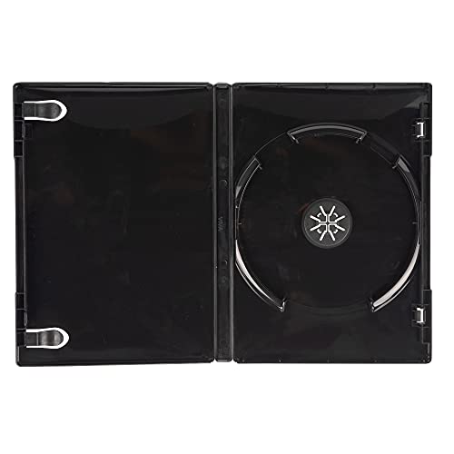 100 schwarze DVD-Einzelhüllen, 14 mm, von Drache Trading ®