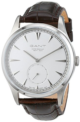 GANT TIME Herren-Armbanduhr Huntington Analog Quarz Leder W71001