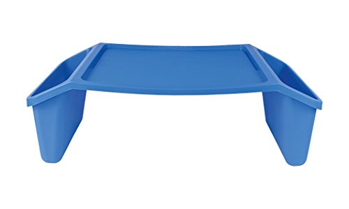 Bett Tisch, Serviertisch, Laptoptisch, Tablett, Farbe, blau