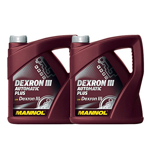 2 x 4L MANNOL ATF Dexron III Automatic Plus / Automatikgetriebe- Servo- Öl Rot