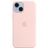 Silikon Case mit MagSafe für iPhone 14 kalkrosa