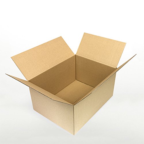 OfficeKing® 25 x Faltkartons 400 x 300 x 200 mm - Marken-Qualität Verpackungskarton Versandkarton Paketversand