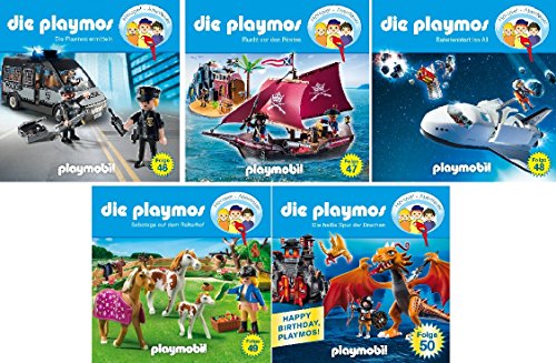 Die Playmos - Hörspiel Abenteuer - Folge 46-50 im Set - Deutsche Originalware [5 CDs]
