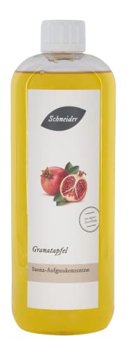 Saunabedarf Schneider - Aufgusskonzentrat Granatapfel - feiner, süßlicher Saunaaufguss - 1000ml Inhalt