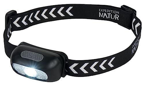 Expedition Natur LED-Kopflampe mit USB | Stirnlampe für Kinder | einstellbar weiße oder rote LED | Leuchtdauer ca. 4,5 h