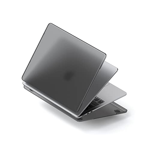 Satechi Eco Hardshell Case - Kompatibel mit MacBook Air Case (M2, 2022) Modell A2681 – Leicht und Schlank – MacBook-Hub und Adapter-freundliches Design (Dunkel)