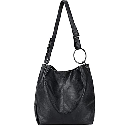 Aoun Große Kapazität weiche Leder Tragetasche modische einfache Handtaschen und Geldbörsen Hobo Taschen für Frauen und Damen