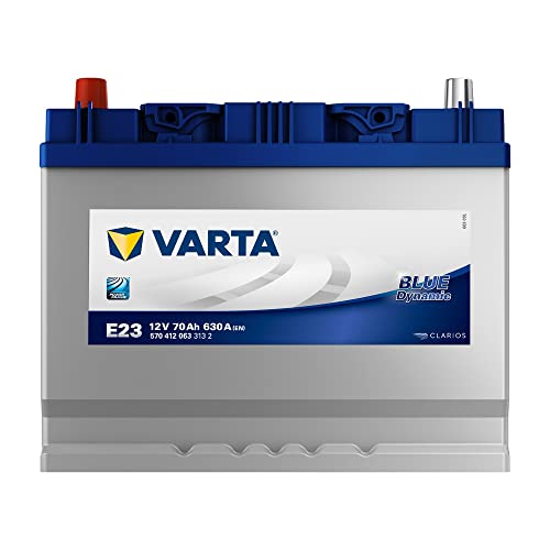 VARTA Blue Dynamic Autobatterie, E23, 5704120633, 70 Ah, 630 A