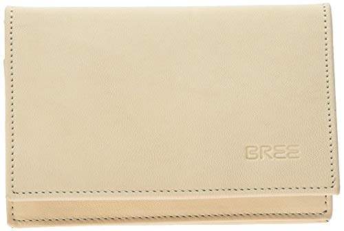 BREE Collection Damen Lund New 125, Nature, Business Card Holder Kreditkartenhülle, Beige, 1.5x7.5x11.5 cm