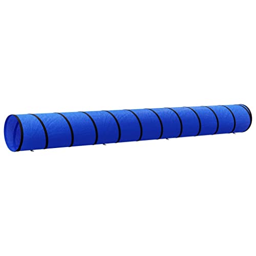 vidaXL Hundetunnel Blau Ø 55x500 cm Polyester