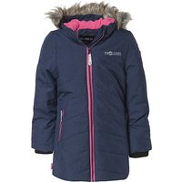 Trollkids Mädchen Lifjell Wasserabweisende Winddichte Ski Jacke Winterjacke, Antrazit Melange/Minze, Größe 110