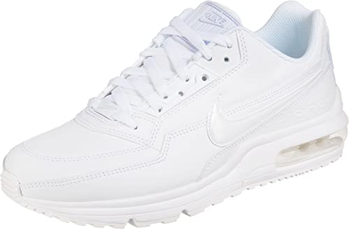 Nike Mens Air Max Ltd 3 Sneaker, White/White-White, 40 EU