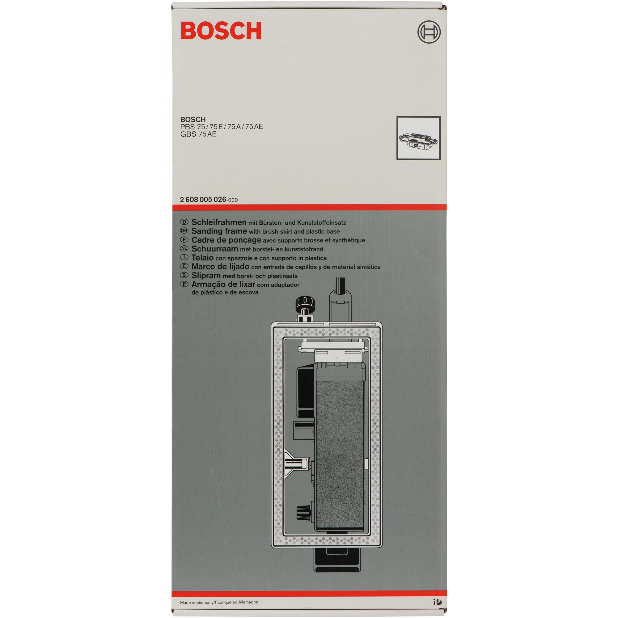 Bosch schleifrahmen pbs 75, gbs 75 a/ae