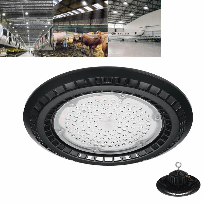 Немецкий: 55/110/165/220 LED 6000K Weißlicht UFO High Bay Indoor/Outdoor IP65 Fabrik Lager